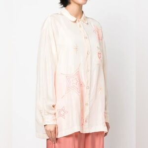Forte Forte Embroidered Star Print Shirt